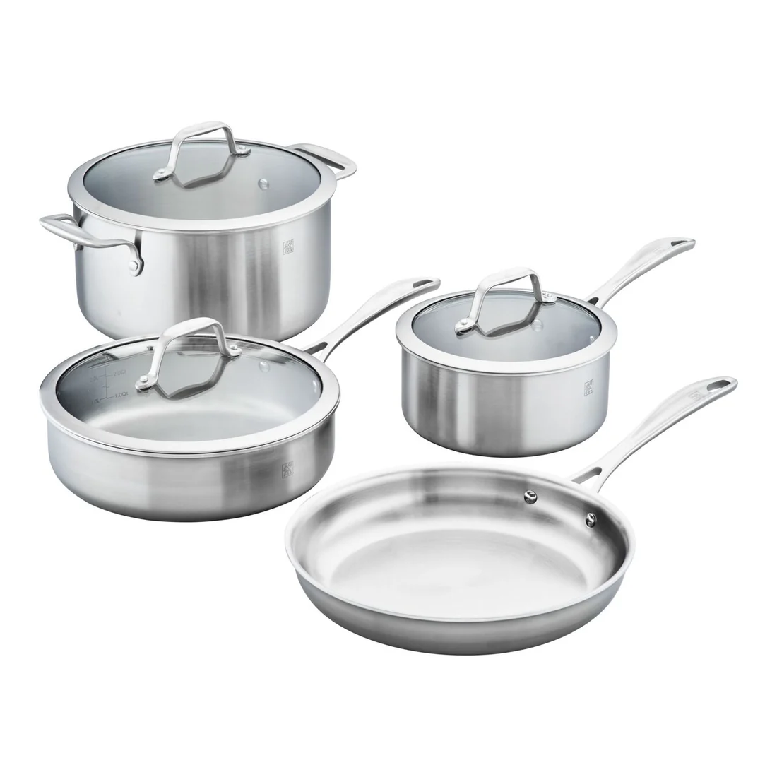 64090-000_1 CHLOED 7pc Stainless Steel Cookware Set, Spirit 3-Ply Series - Image 1