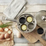 CHLOED 4-cup Stainless Steel Egg Poacher Set, Resto Series - Image 11
