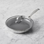CHLOED 2pc Stainless Steel Ceramic Non-Stick Fry Pan Duo Set, CLAD H3 Ceramic Non-Stick Series - Image 7